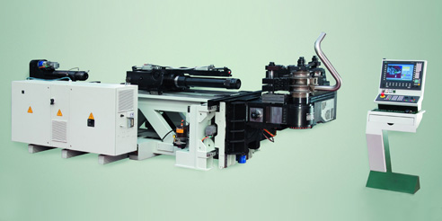 Electric CNC tube bender with 3D visual programming software