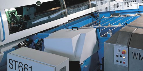 Automatic steel brush deburrer